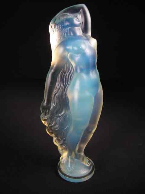 Appraisal: Sabino art glass figure of a standing nude woman with