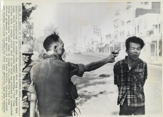 Appraisal: ADAMS EDDIE - Execution of a Viet Cong Officer Ferrotyped