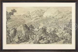 Appraisal: TWO ENGRAVINGS OF THE CONQUESTS OF THE EMPEROR QIANLONG th