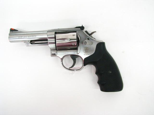 Appraisal: Smith and Wesson Magnum revolver satin stainless model bbl serial