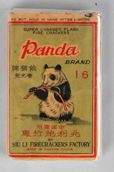 Appraisal: Panda -Pack Firecrackers Class Manufactured by Sui Li Rare pack