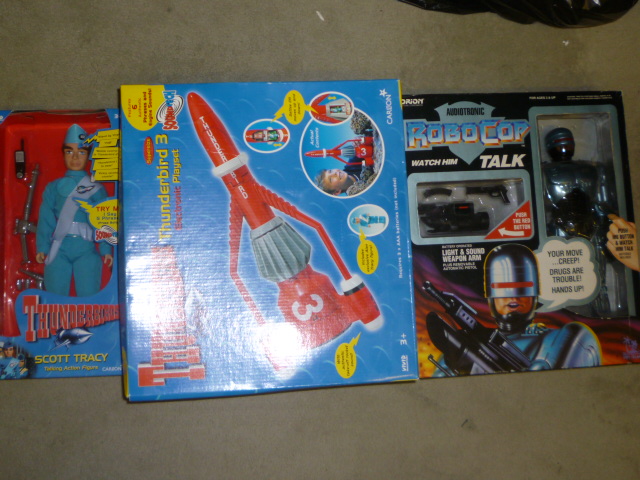 Appraisal: Thunderbird electronic Playset Thunderbirds Scott Tracy both and three other