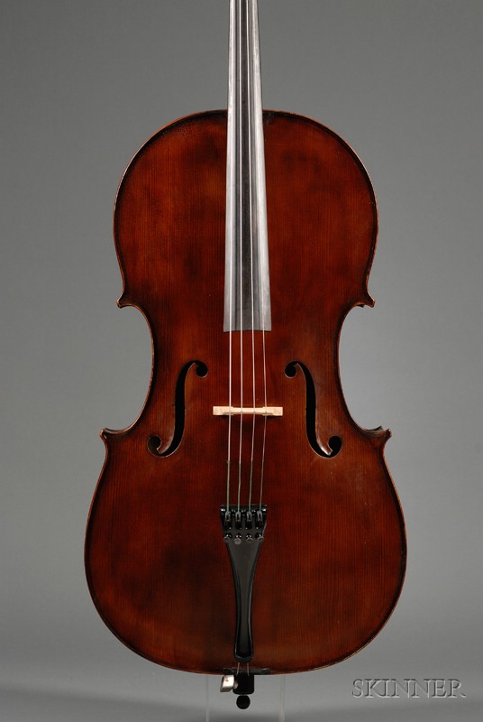 Appraisal: Modern Violoncello labeled MINGHI ALBERTO length of two-piece back in