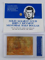 Appraisal: A mixed lot comprising a J F Kennedy memorial half