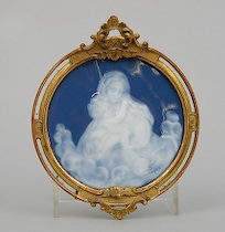 Appraisal: Limoges Pate-sur-Pate Plaque by Camille Tharaud French - Madonna and