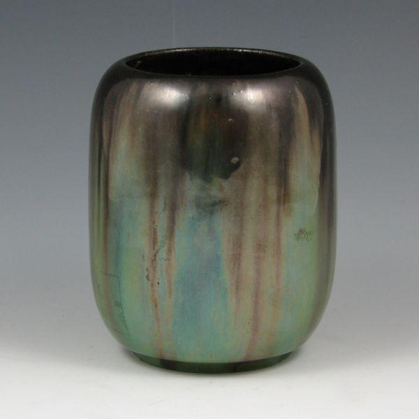 Appraisal: Fulper vase in Flemington Green Marked with incised vertical Fulper