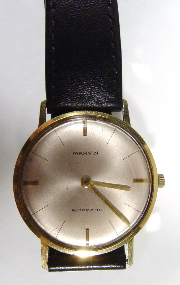 Appraisal: Boxed Marvin gentlemans automatic wristwatch number