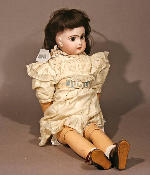 Appraisal: Jumeau Bisque head doll Important French doll in original clothing