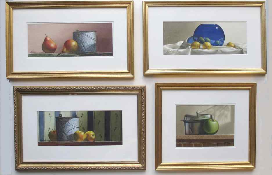 Appraisal: WEBBER Michael American th Century pc Watercolor lot to include