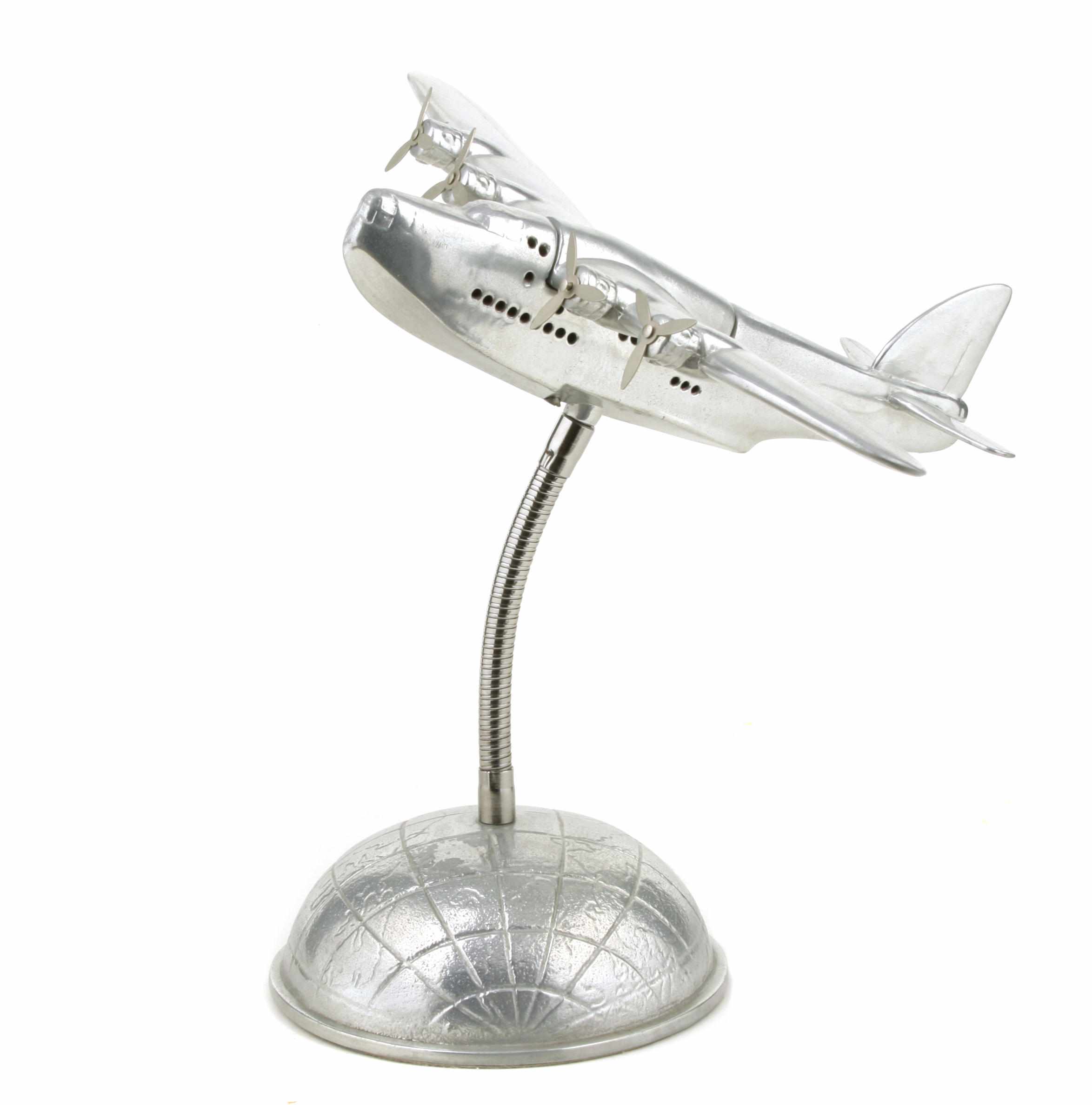 Appraisal: An illuminated model of an airplane th Centuryheight in width