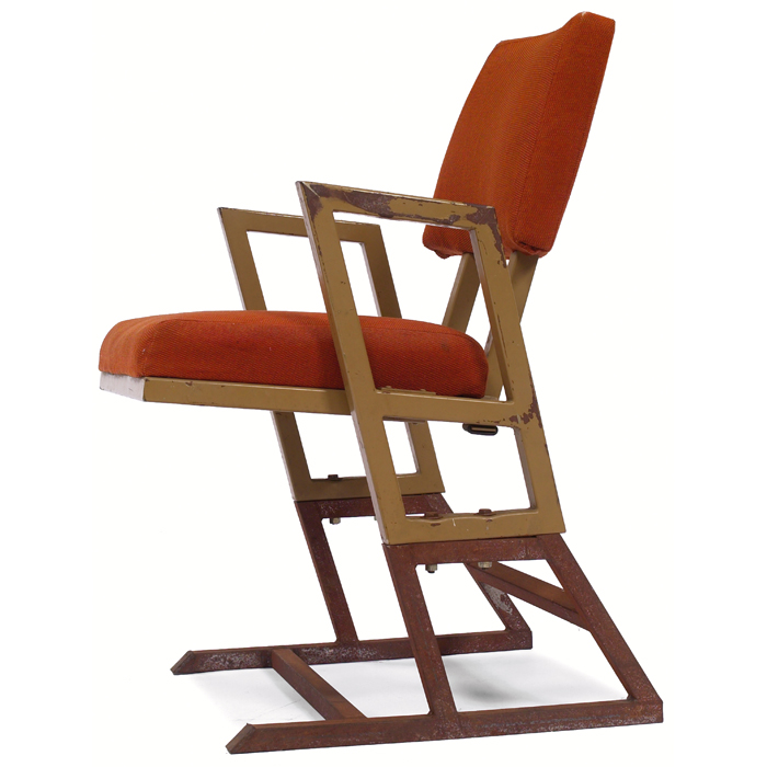 Appraisal: Frank Lloyd Wright theater chair designed for the Kalita Humphreys