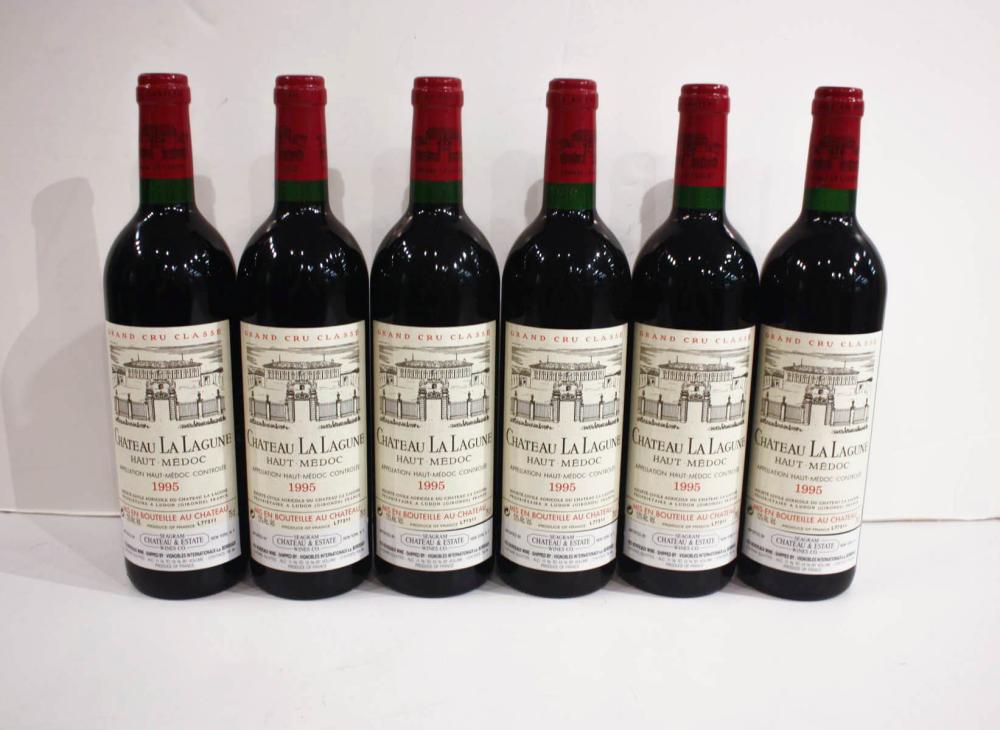 Appraisal: CHATEAU LA LAGUNE RED BORDEAUX Haut-Medoc France in original wood