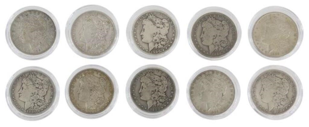 Appraisal: lot of U S Morgan silver dollars S S 'O'