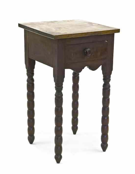 Appraisal: An American Provincial Pine Work Table having a rectangular top