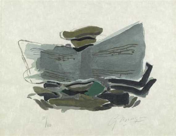 Appraisal: BRAQUE GEORGES Argenteuil-sur-Seine - Paris From Si je mourais l