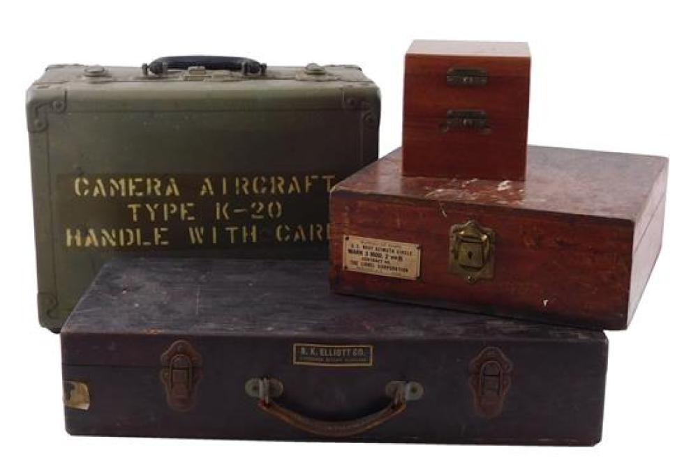 Appraisal: Four American military instruments WWII era all in original cases