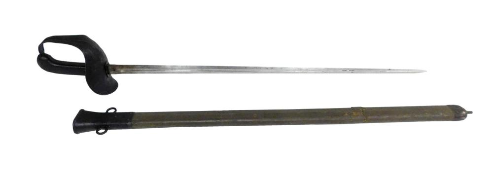 Appraisal: WWI Cavalry Saber with scabbard Model commonly referred to as