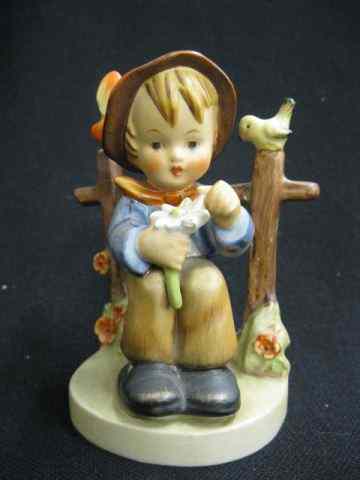 Appraisal: Hummel Figurine ''She Loves Me SheLoves me Not'' old full