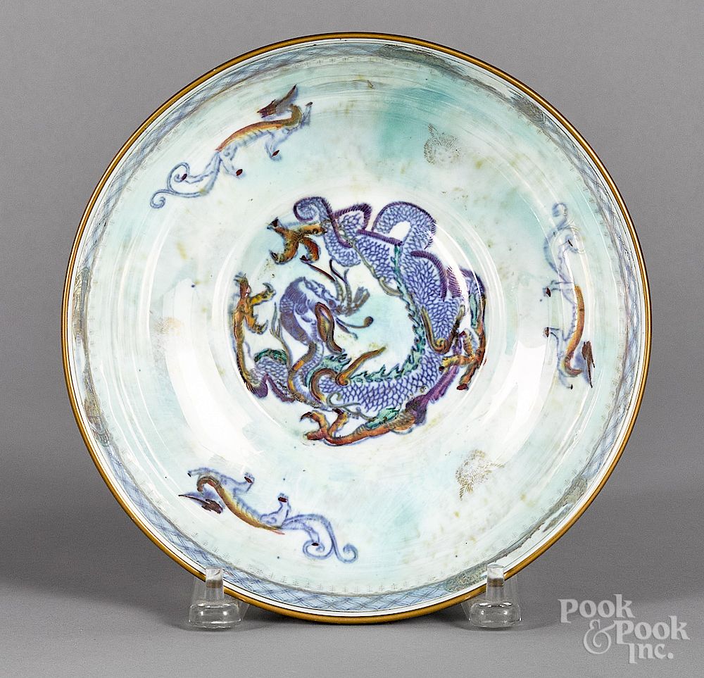 Appraisal: Wedgwood fairyland luster dragon bowl Wedgwood fairyland lustre dragon bowl