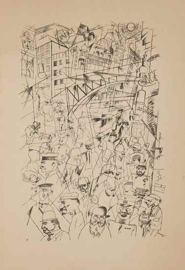 Appraisal: George Grosz - Ecce Homo the book comprising photolithographs published