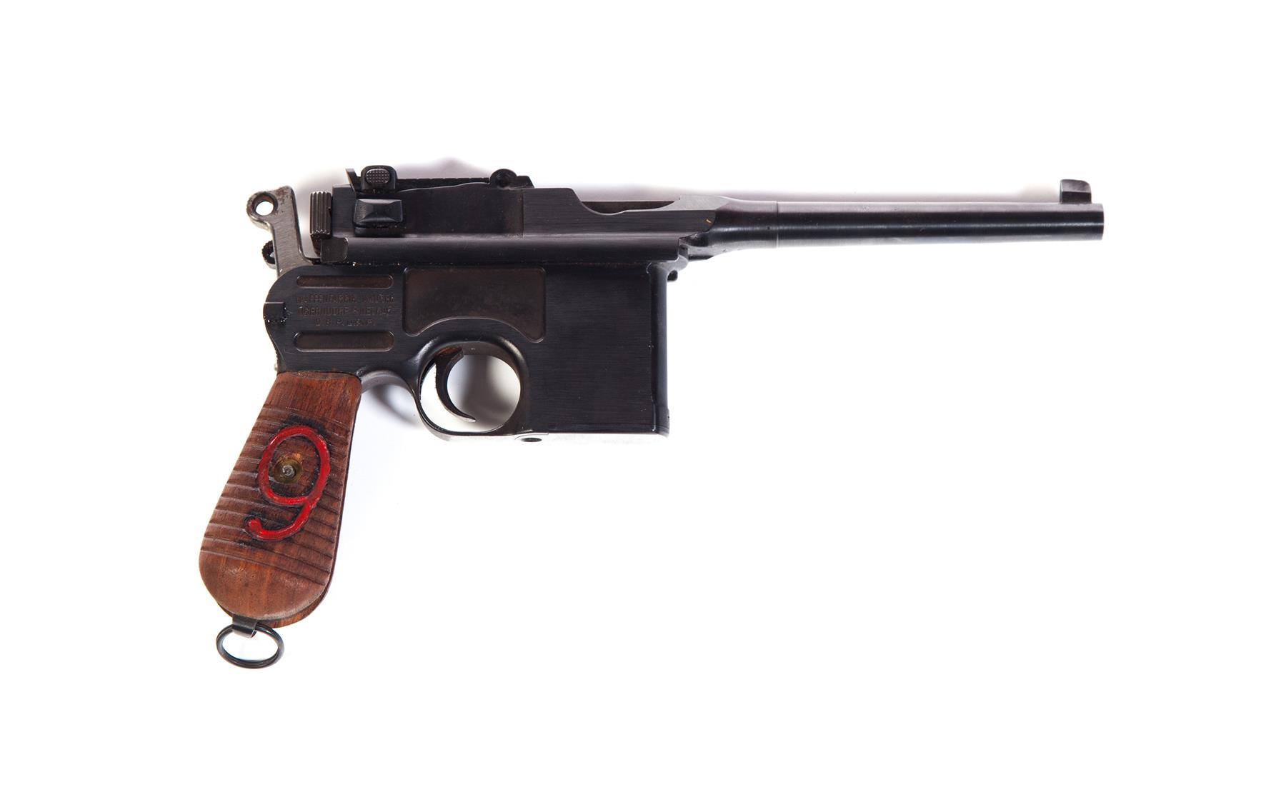 Appraisal: MAUSER MODEL C RED NINE MM PISTOL Twentieth century Barrel