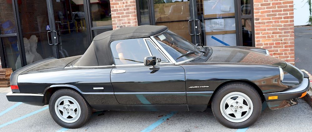 Appraisal: Alpha Romeo Spider Veloce Pininfarina Convertible with optional hard top