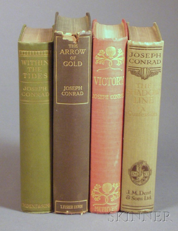 Appraisal: Conrad Joseph - Four first edition titles Victory An Island