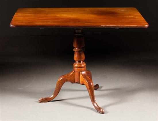 Appraisal: Victorian mahogany tilt-top breakfast table in H in L in