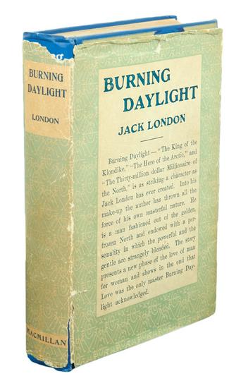 Appraisal: LONDON Jack - Burning Daylight New York Macmillan Company vo