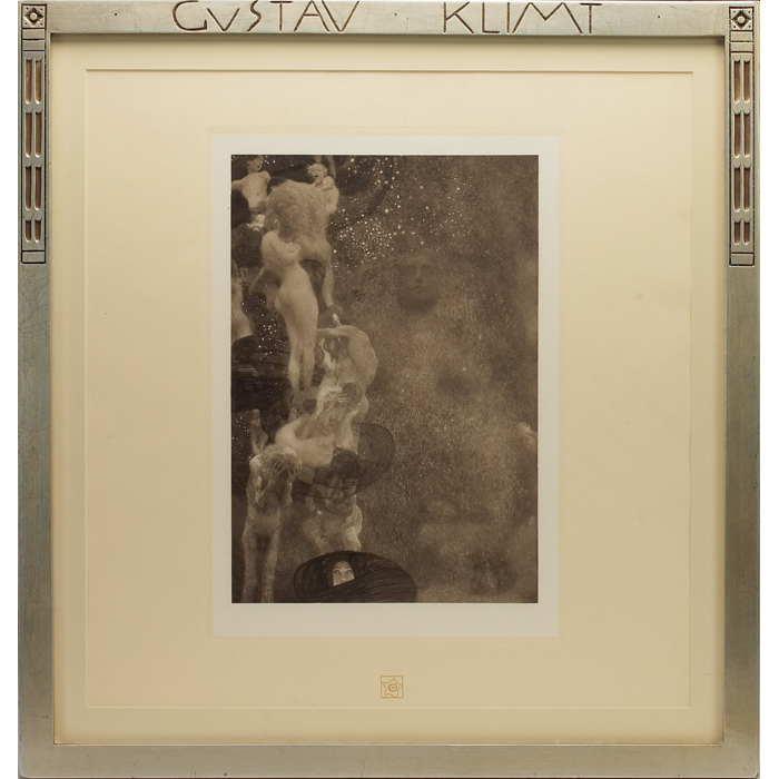 Appraisal: Gustav Klimt Austrian - from the first edition portfolio Untitled