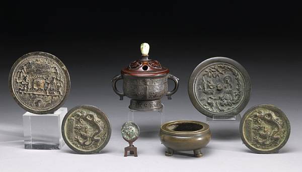 Appraisal: A group of bronzes th Century and Later Including a