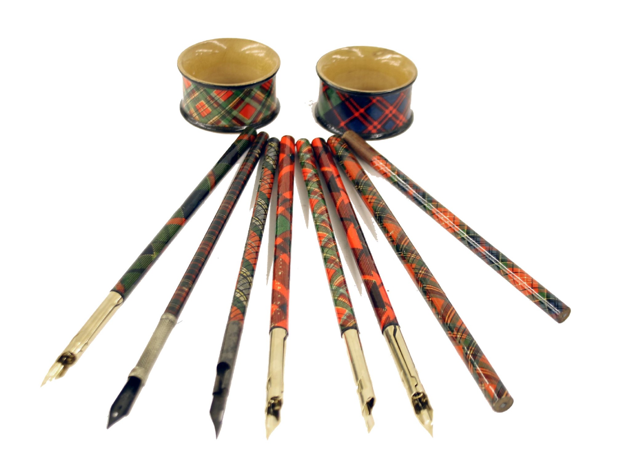 Appraisal: Tartan ware - pencil 'A Present from Keswick' another pencil