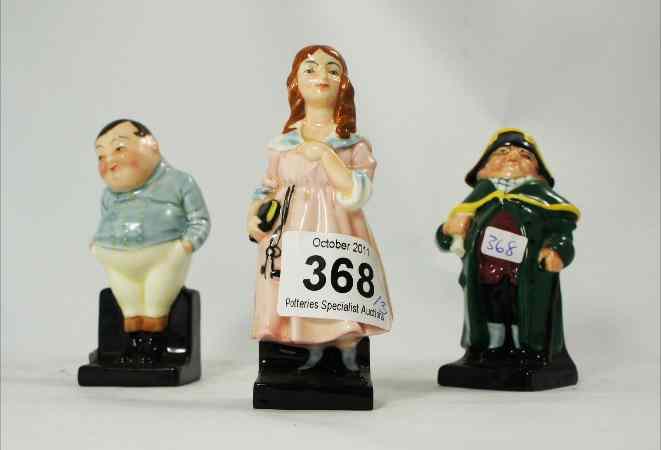 Appraisal: Royal Doulton miniature Dickens Figures Fat Boy Little Nell and