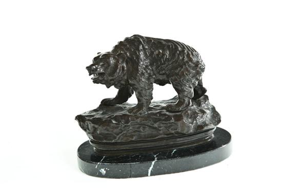 Appraisal: BRONZE BEAR AFTER PIERRE NICOLAS TOURGUENEFF RUSSIA FRANCE - A