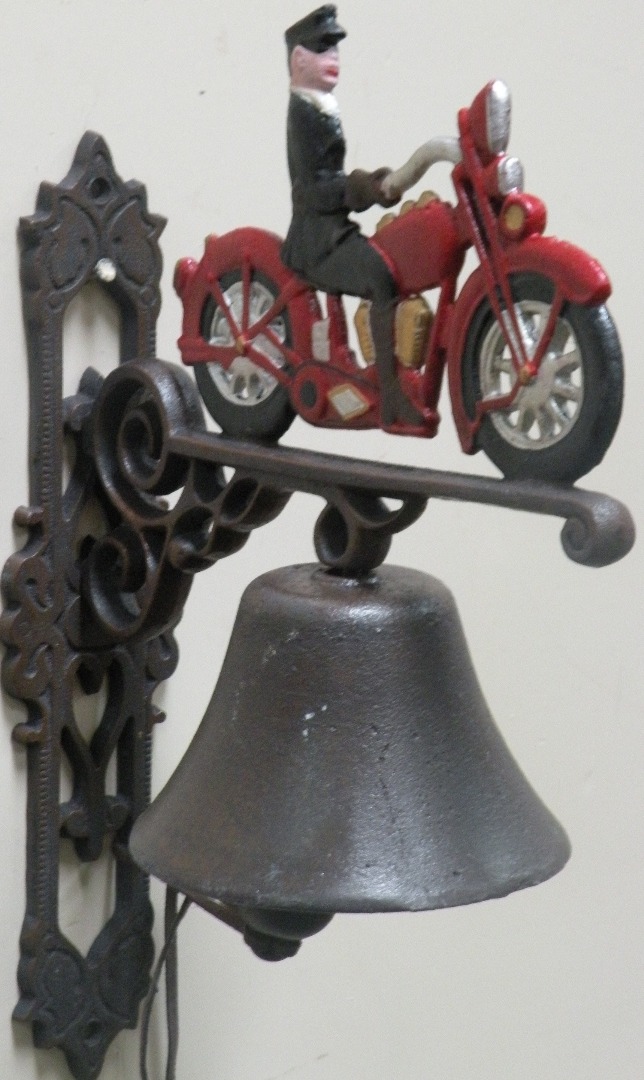 Appraisal: A motorcyclist bell cm high