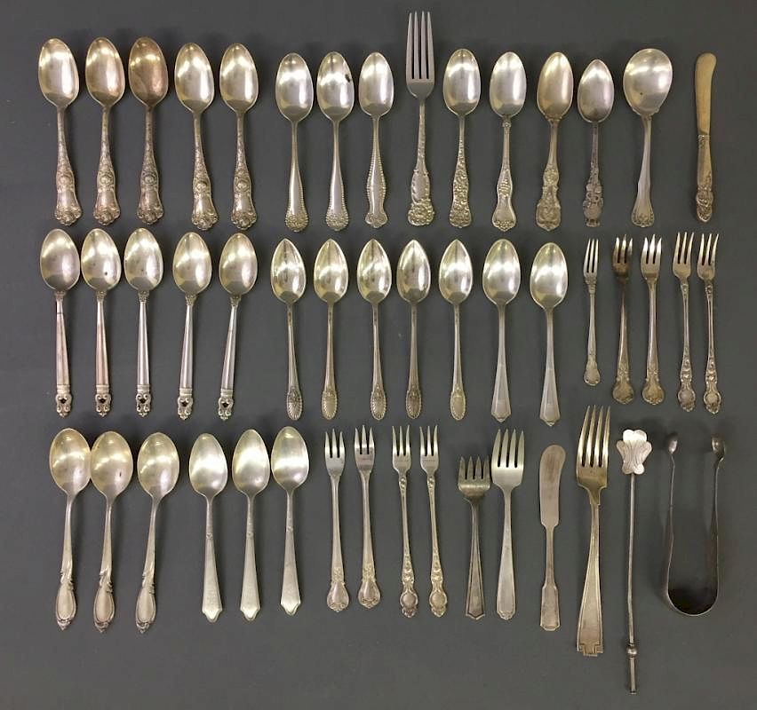 Appraisal: Grouping of Sterling Silver Flatware Sterling silver flatware various makers