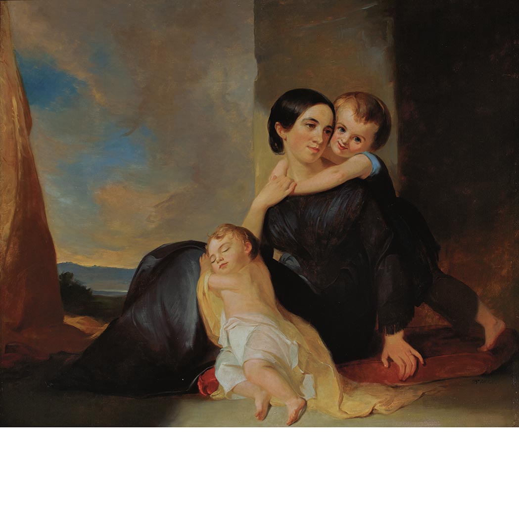 Appraisal: Thomas Sully American - Mrs John Hill Wheeler and Her