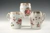 Appraisal: TANKARDS - Three th c Chinese Export famille rose barrel