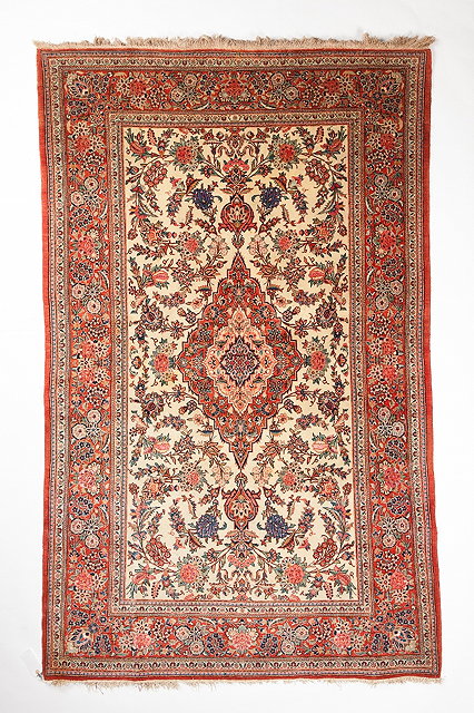 Appraisal: A PAIR OF PERSIAN CAUCASIAN PART SILK RUGS each with