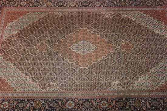 Appraisal: PERSIAN TABRIZ RUG - ft in x ft in