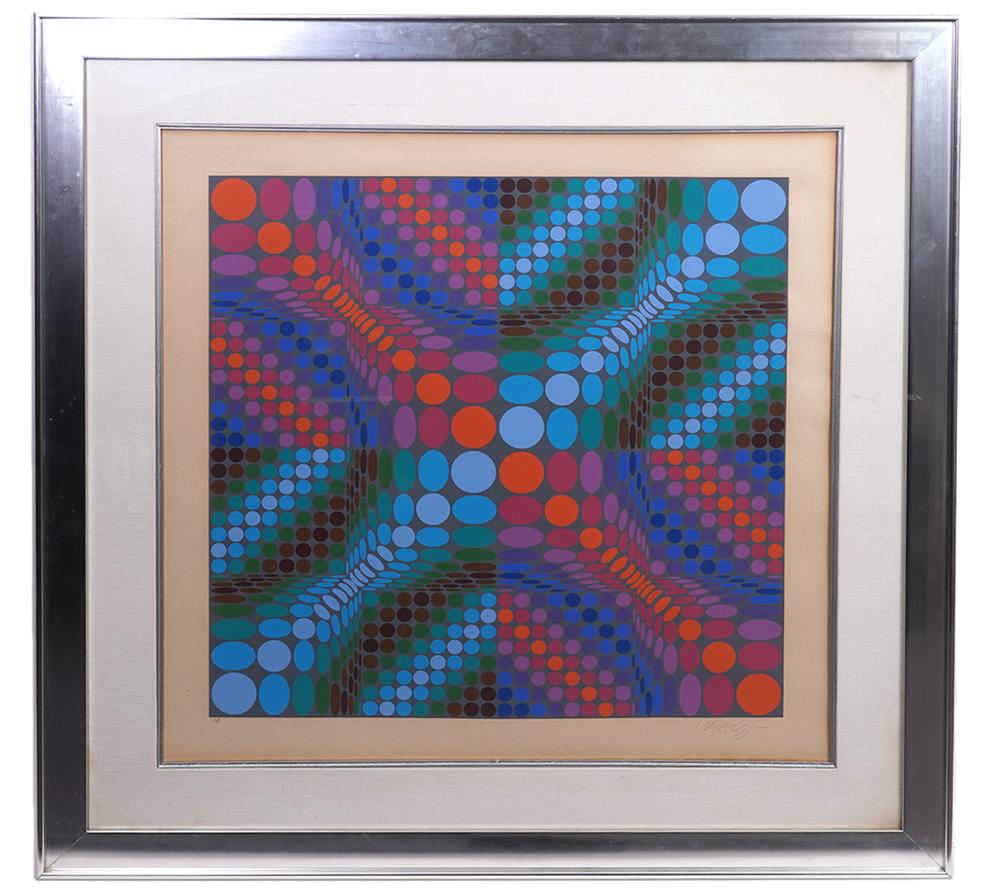 Appraisal: VICTOR VASARELY LIMITED EDITION LITHOGRAPHVictor Vasarely France - Limited edition