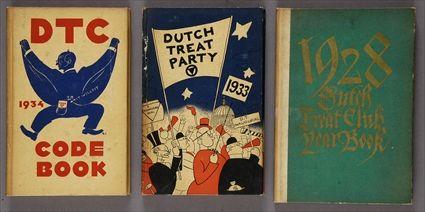 Appraisal: DUTCH TREAT CLUB - YEAR BOOKS FROM ART AND LITERARY