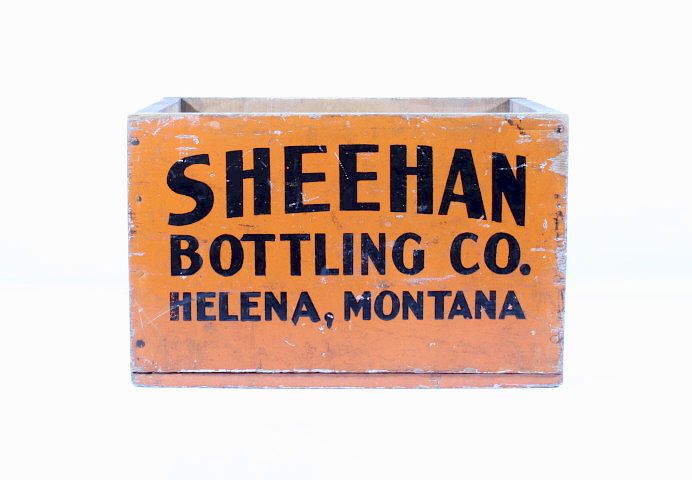 Appraisal: Antique Sheehan Bottling Co Helena Wooden Crate You are bidding