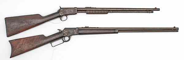 Appraisal: Marlin Model Lever Action Rifle PLUS Winchester Model Pump Rifle