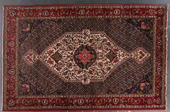 Appraisal: Persian Bahktiari rug Iran modern x Estimate - Sun fade