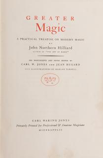 Appraisal: Hilliard John Northern Greater Magic Minneapolis Carl Waring Jones First