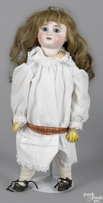 Appraisal: French Jules Steiner bisque head doll late th early th