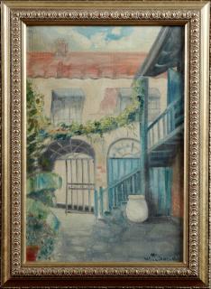 Appraisal: Marie Tebo Williamson New Orleans French Quart Marie Tebo Williamson