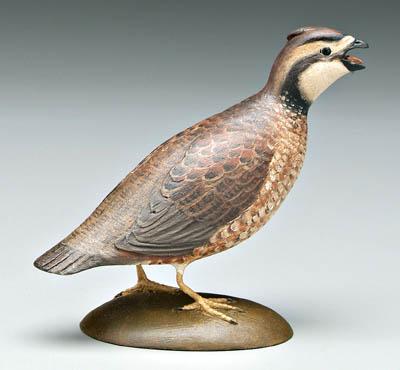 Appraisal: Frank Finney bird carving Capesville Virginia finely carved and painted