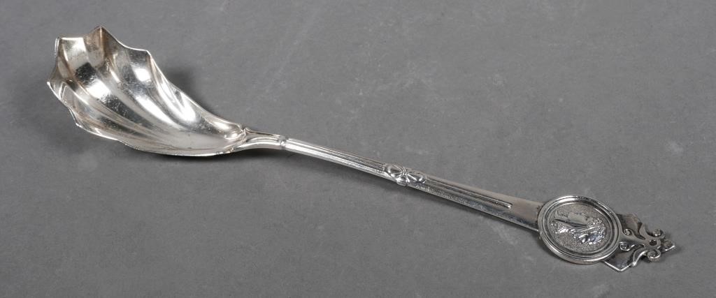 Appraisal: Civil War era sterling silver ladle or scoop in Gorham's